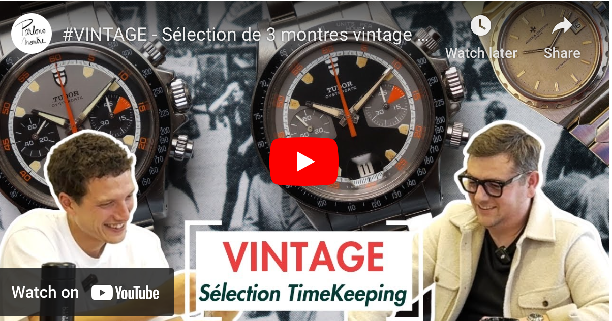 Presentation de 3 montres de chez TK avec Parlons Montre