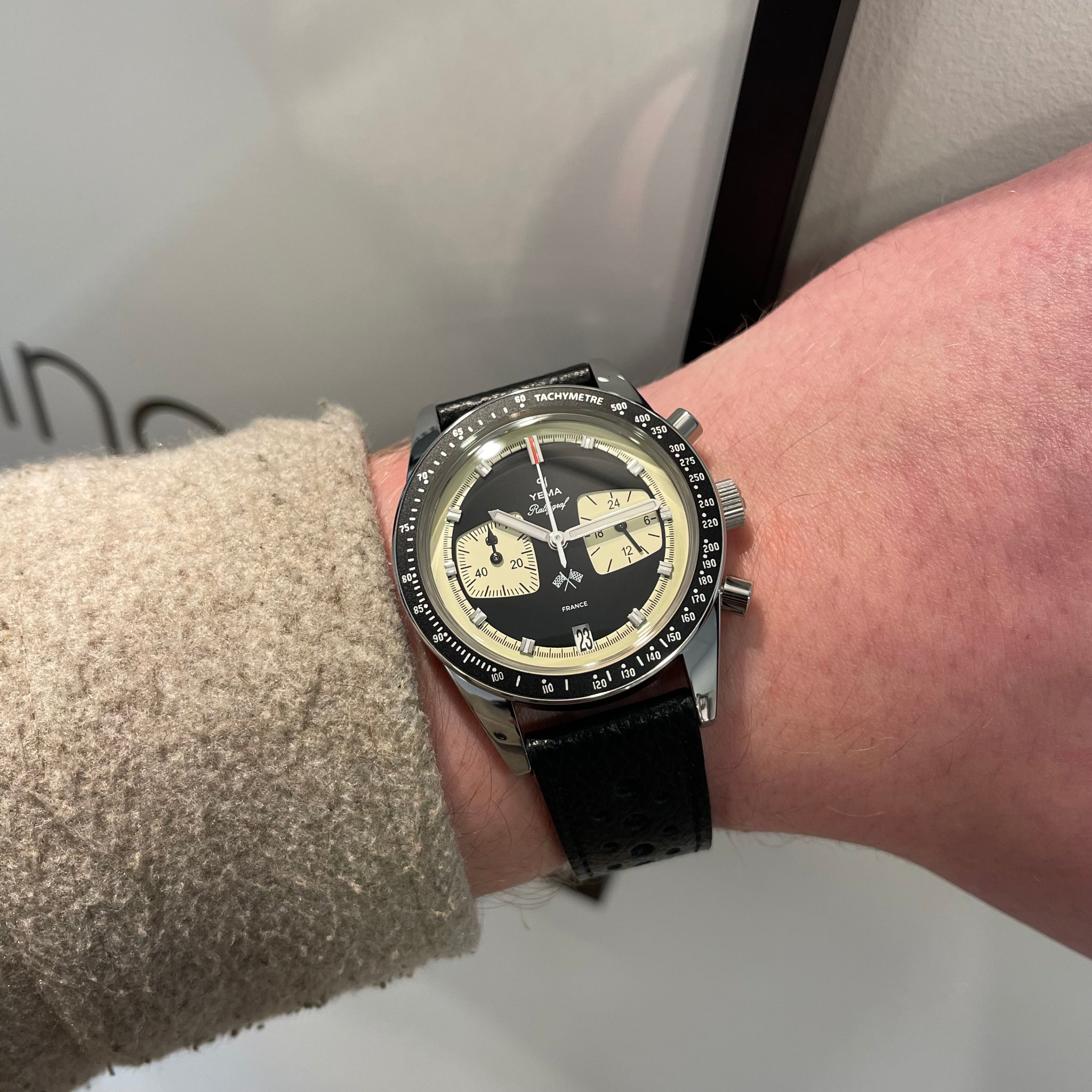 Yema - Rallygraf Meca-Quartz Reverse Panda