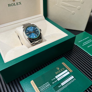 Rolex Milgauss 116400GV Blue.