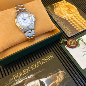 Rolex explorer discount ii 16570 tritium