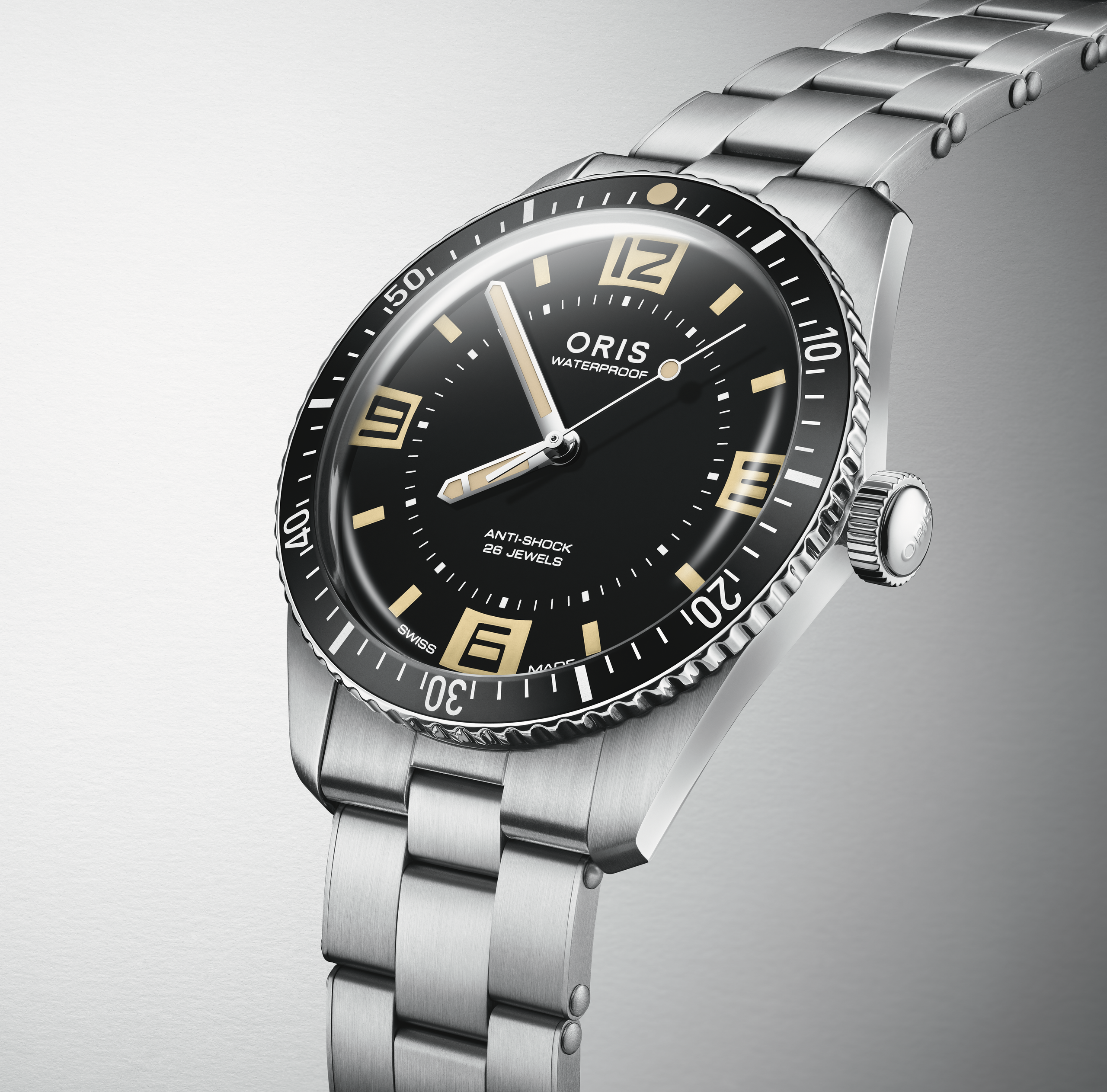 Oris plonge dans le passé avec l'Édition 60e Anniversaire de la Sixty five sa légendaire montre de plongée