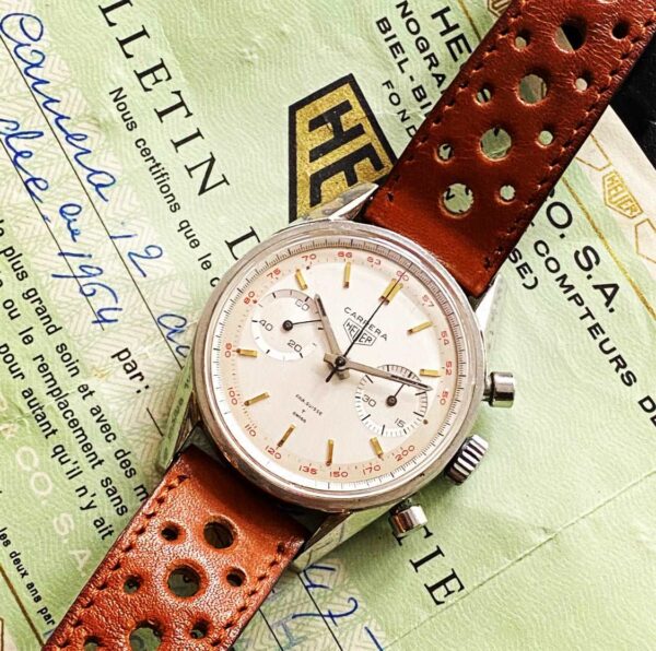 Chrono Heuer Carrera Bi-Compax