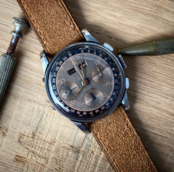 Rare Chrono Solvil triple date