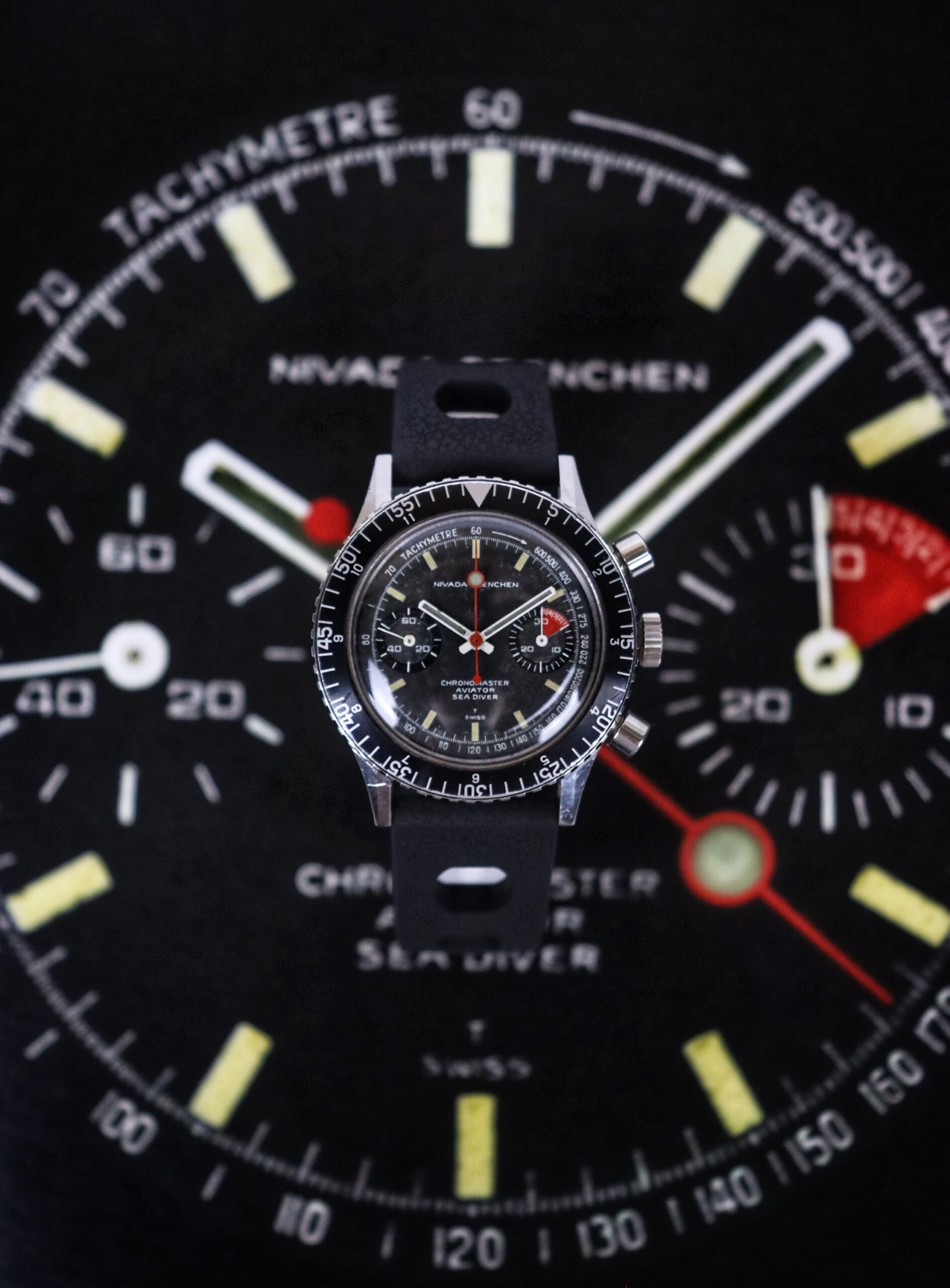 Nivada Grenchen Chronographe Aviator Sea Diver
