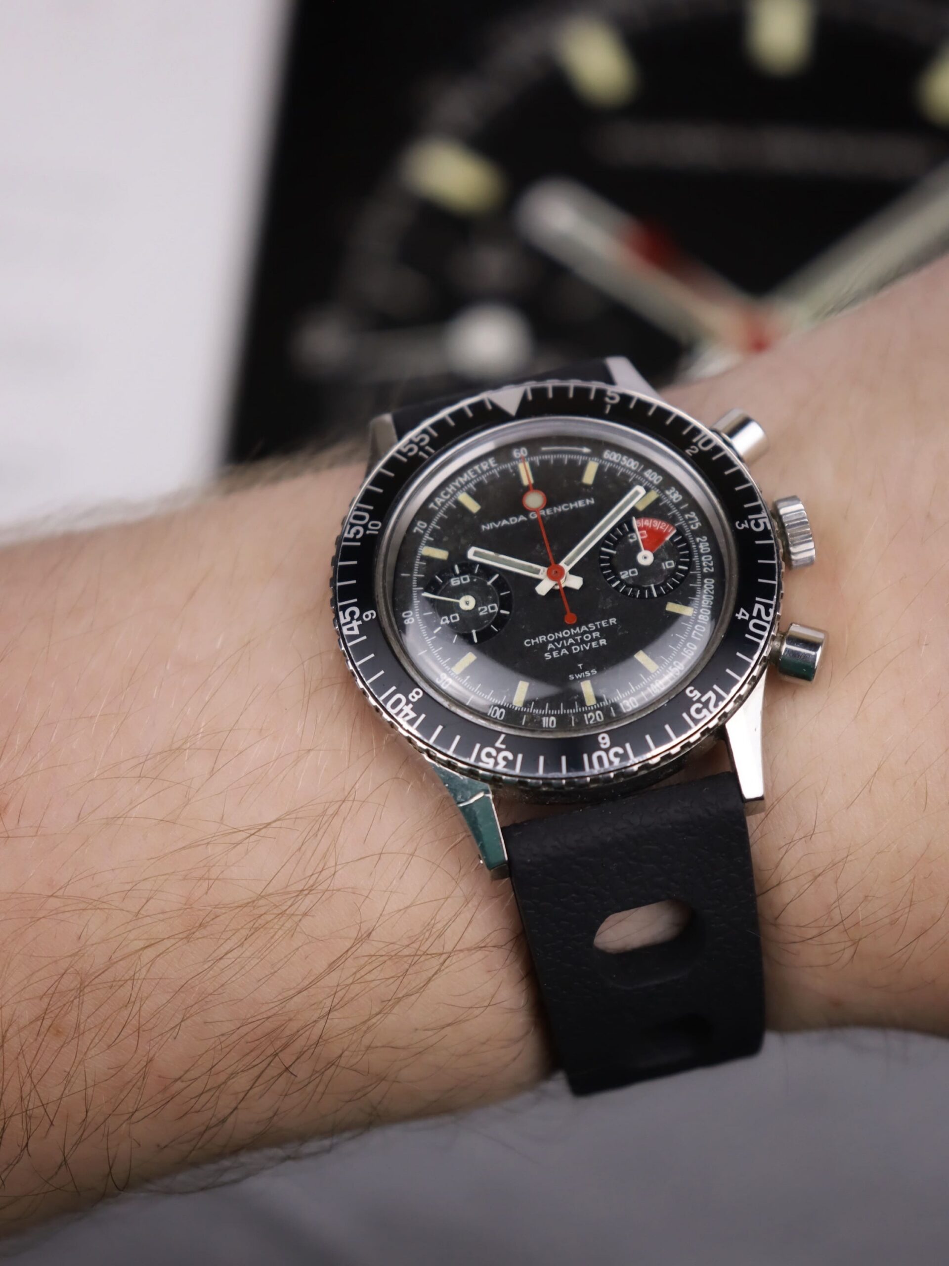 Nivada Grenchen Chronographe Aviator Sea Diver