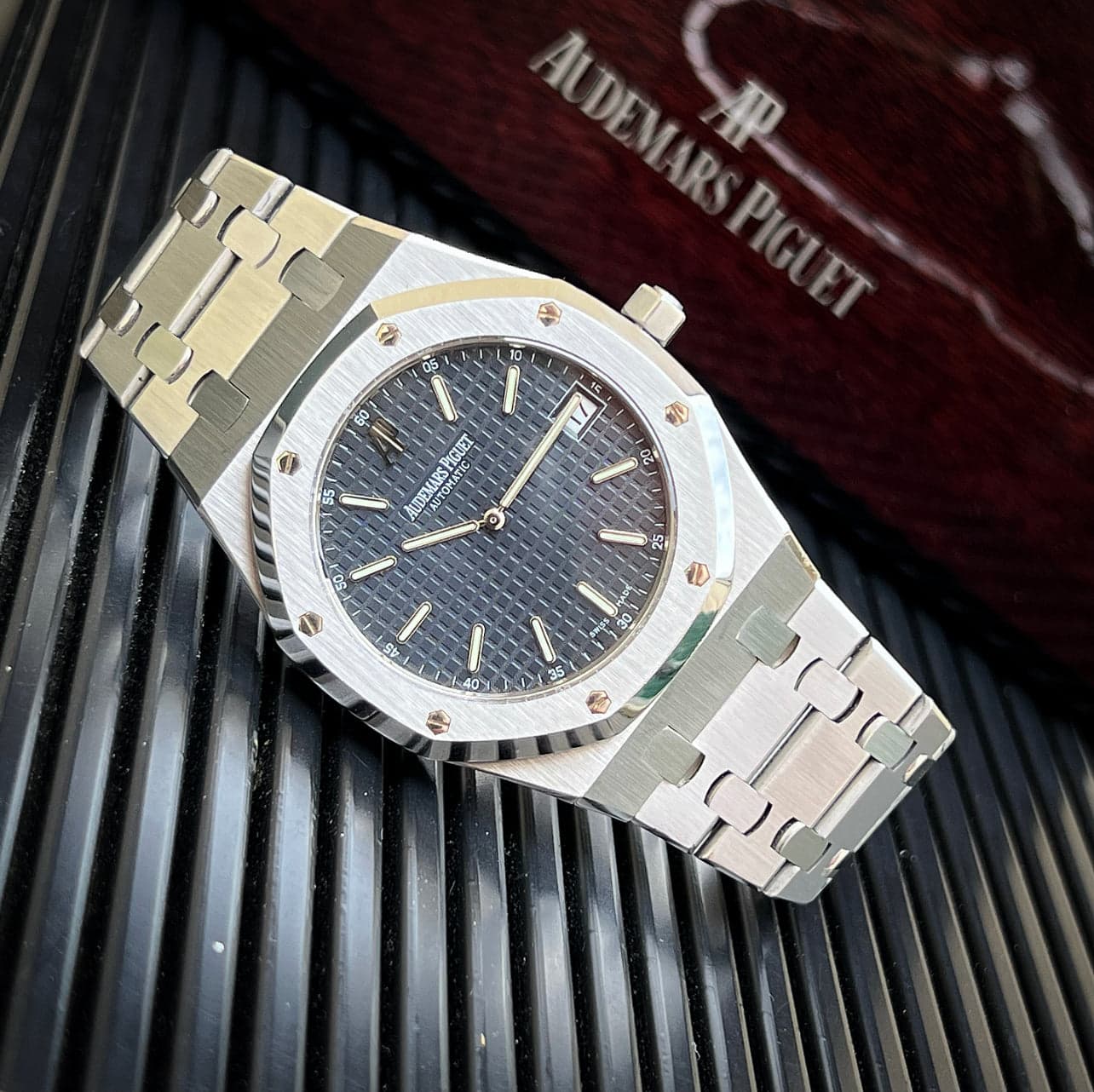 Audemars Piguet Royal Oak 15202ST- Audemars Piguet royal oak cadran bleu