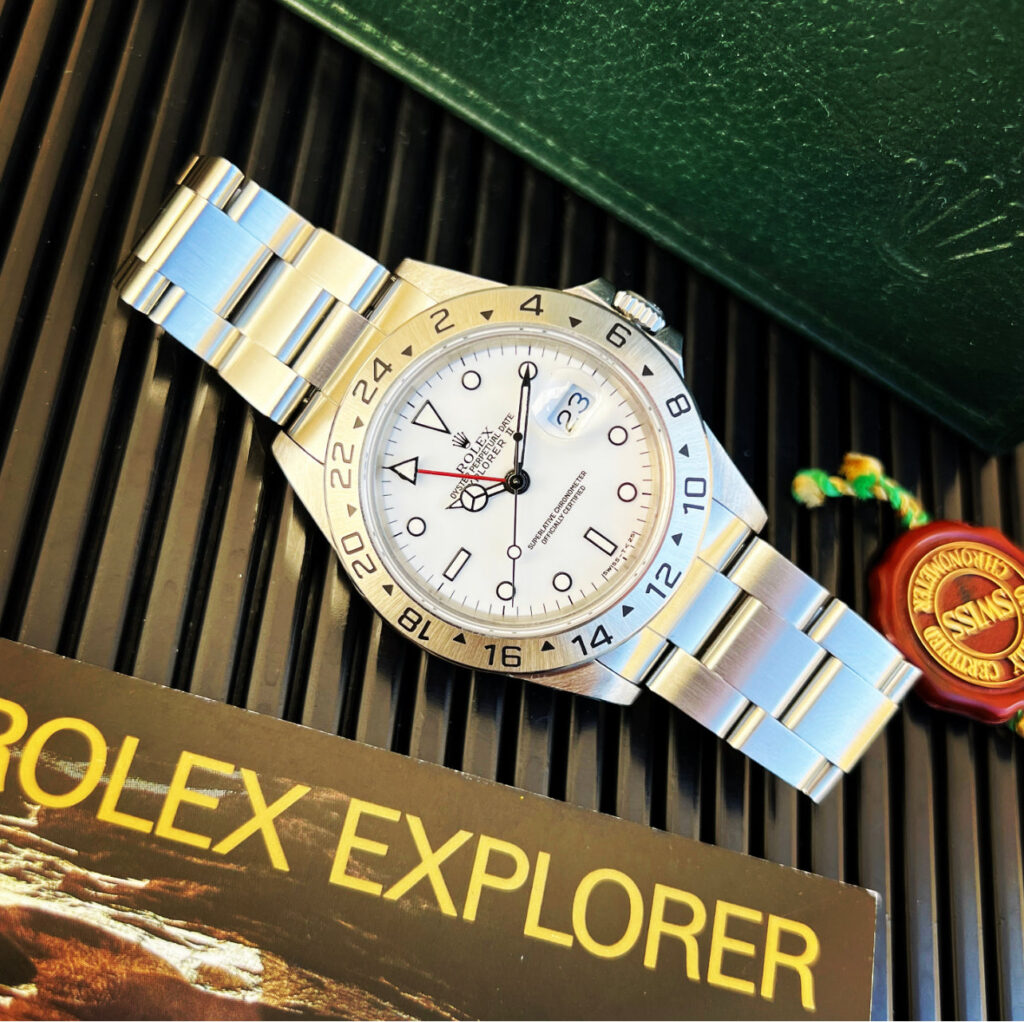 Rolex Explorer II 16570 Tritium
