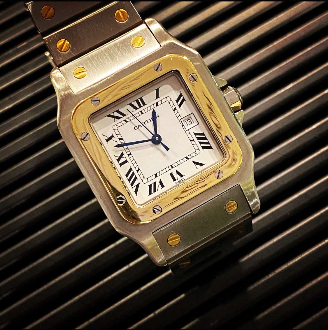 Cartier Santos or et acier Cartier Santos or et acier.