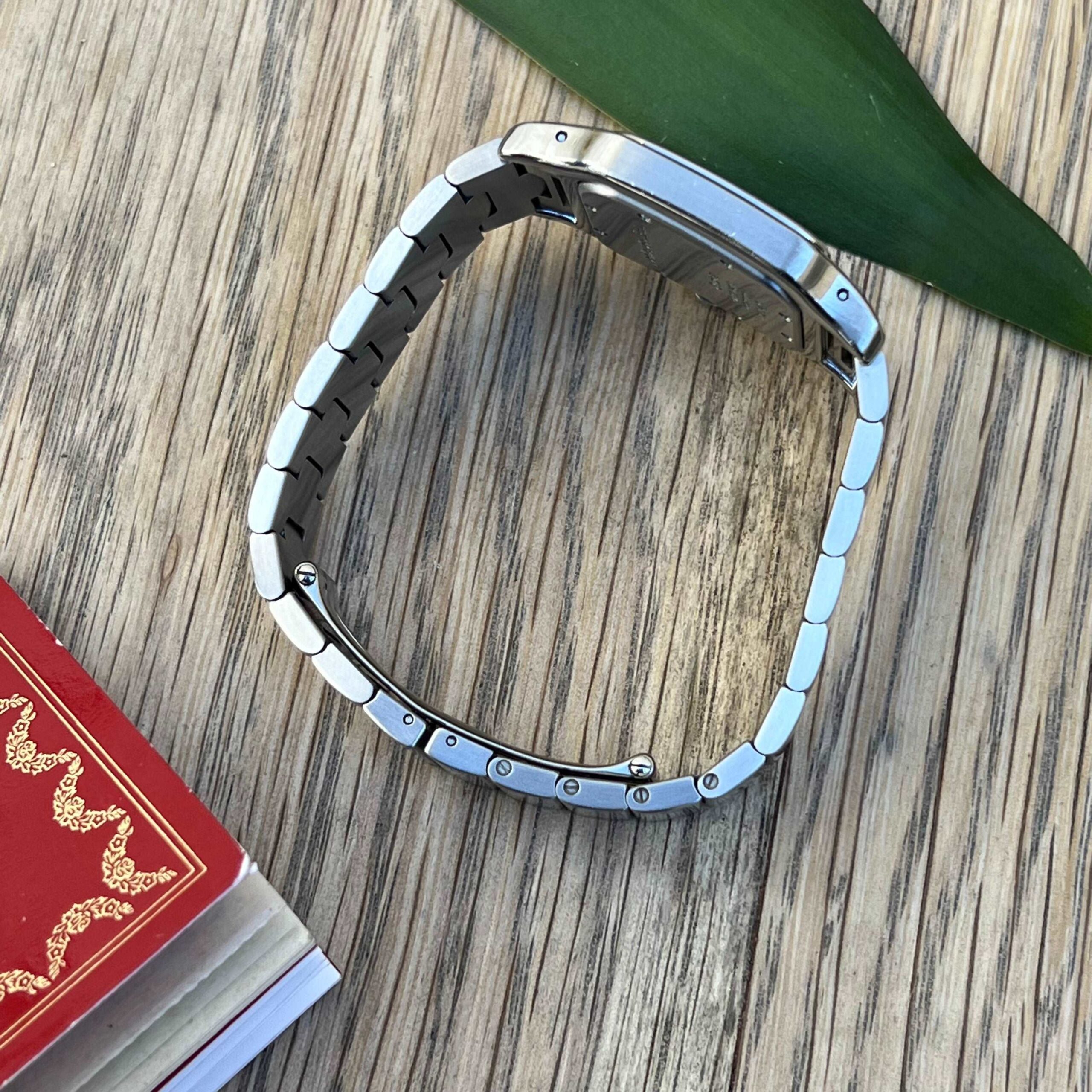 Cartier Santos acier Galbée