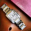 Cartier Tank Francaise Chonoflex.