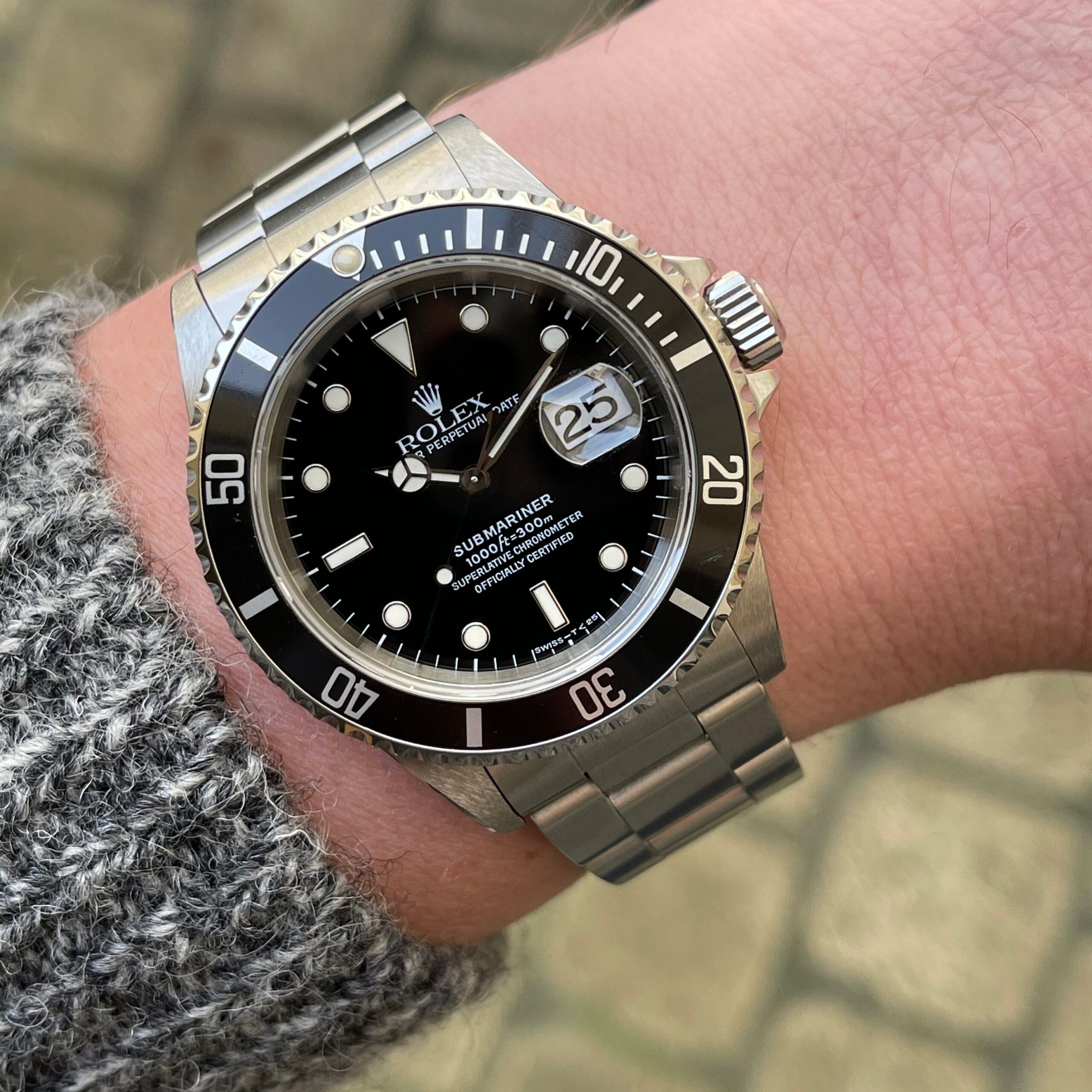 Rolex Submariner Date ref 16610 Tritium.