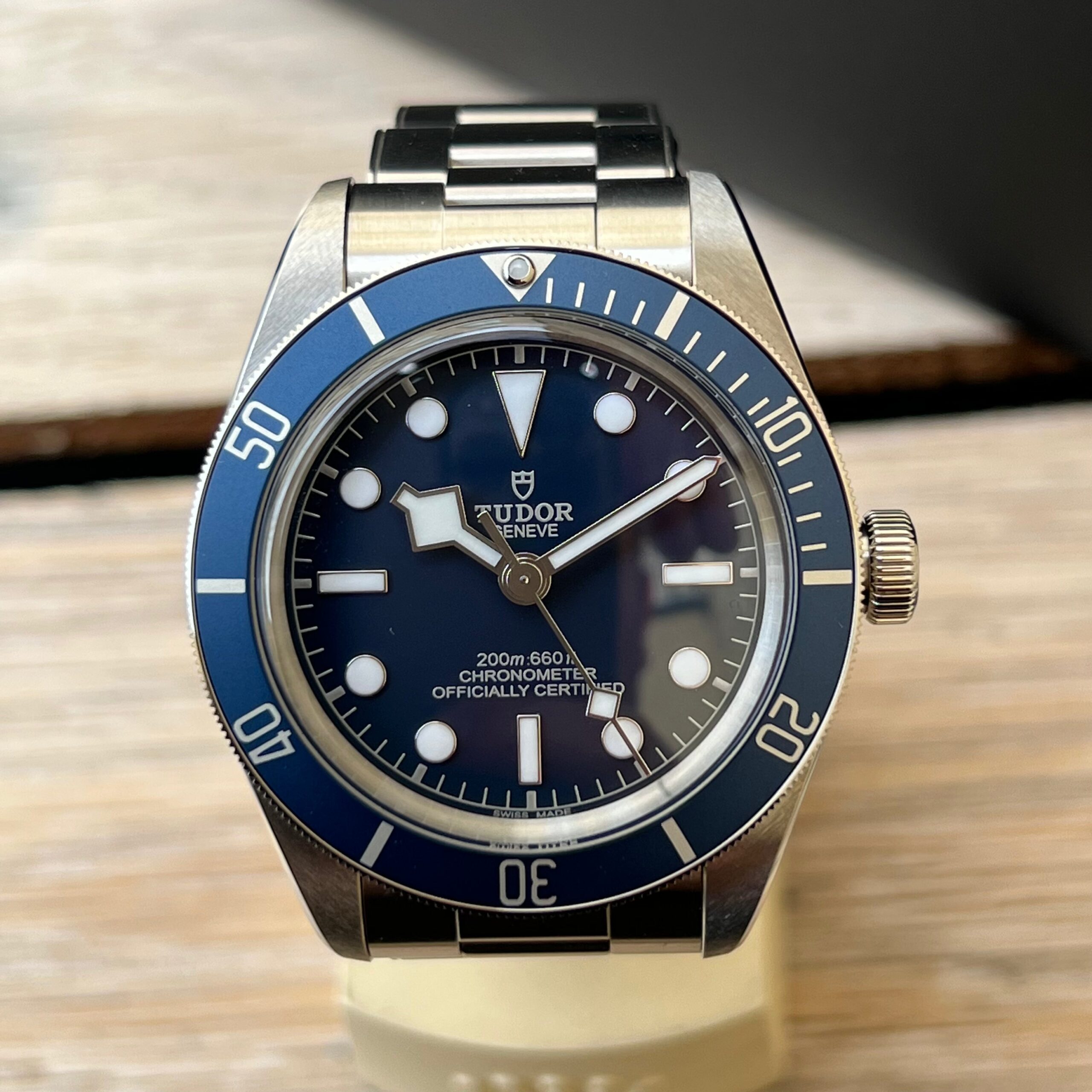 Tudor blackbay Snowflake ‘58 bleu.