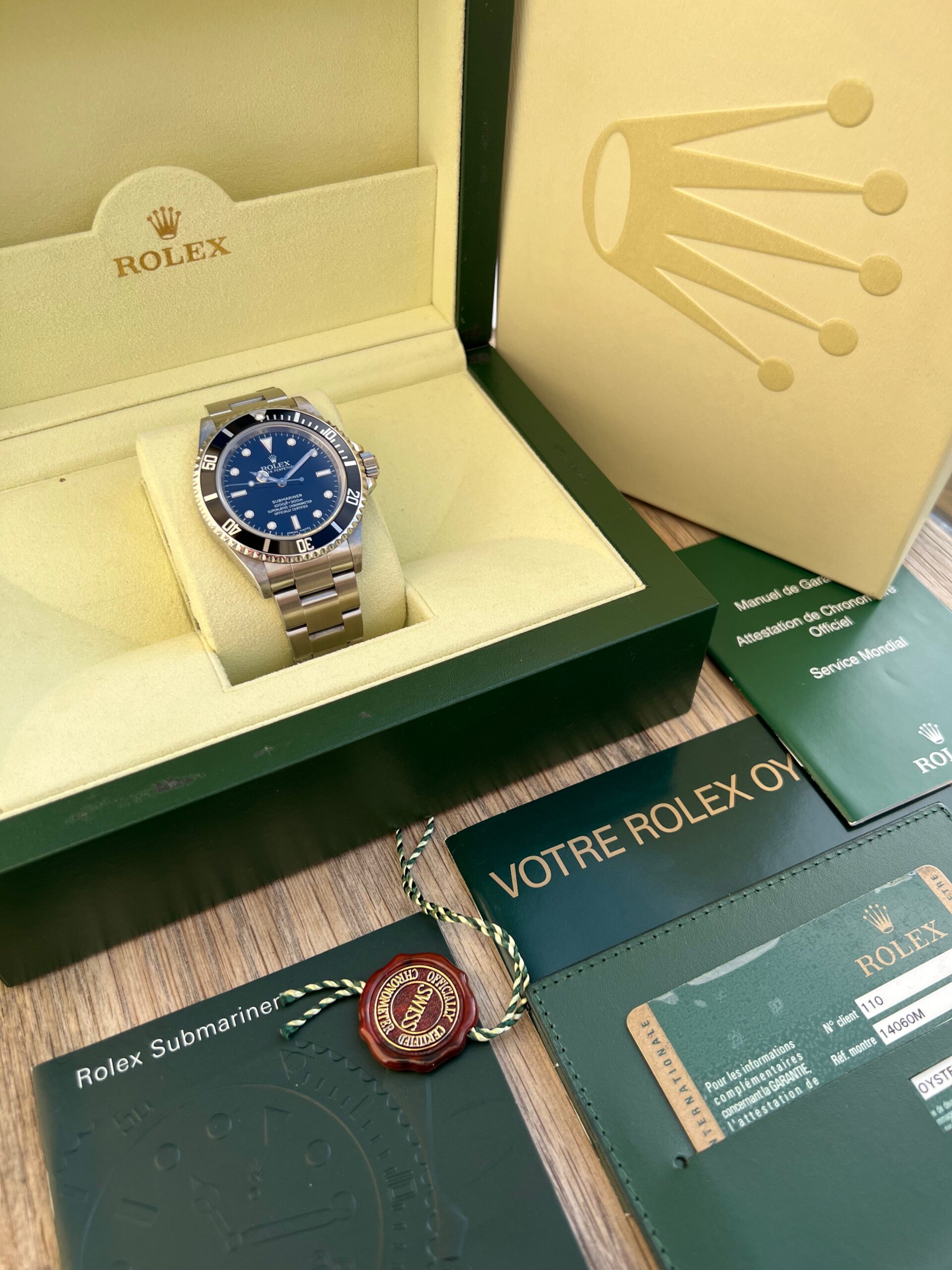 Rolex Submariner no-date 14060M Cosc-