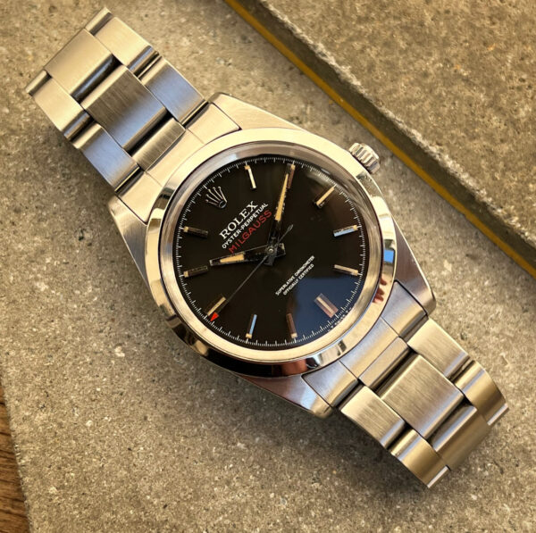 Rolex Milgauss 1019 Black Dial Square lume -