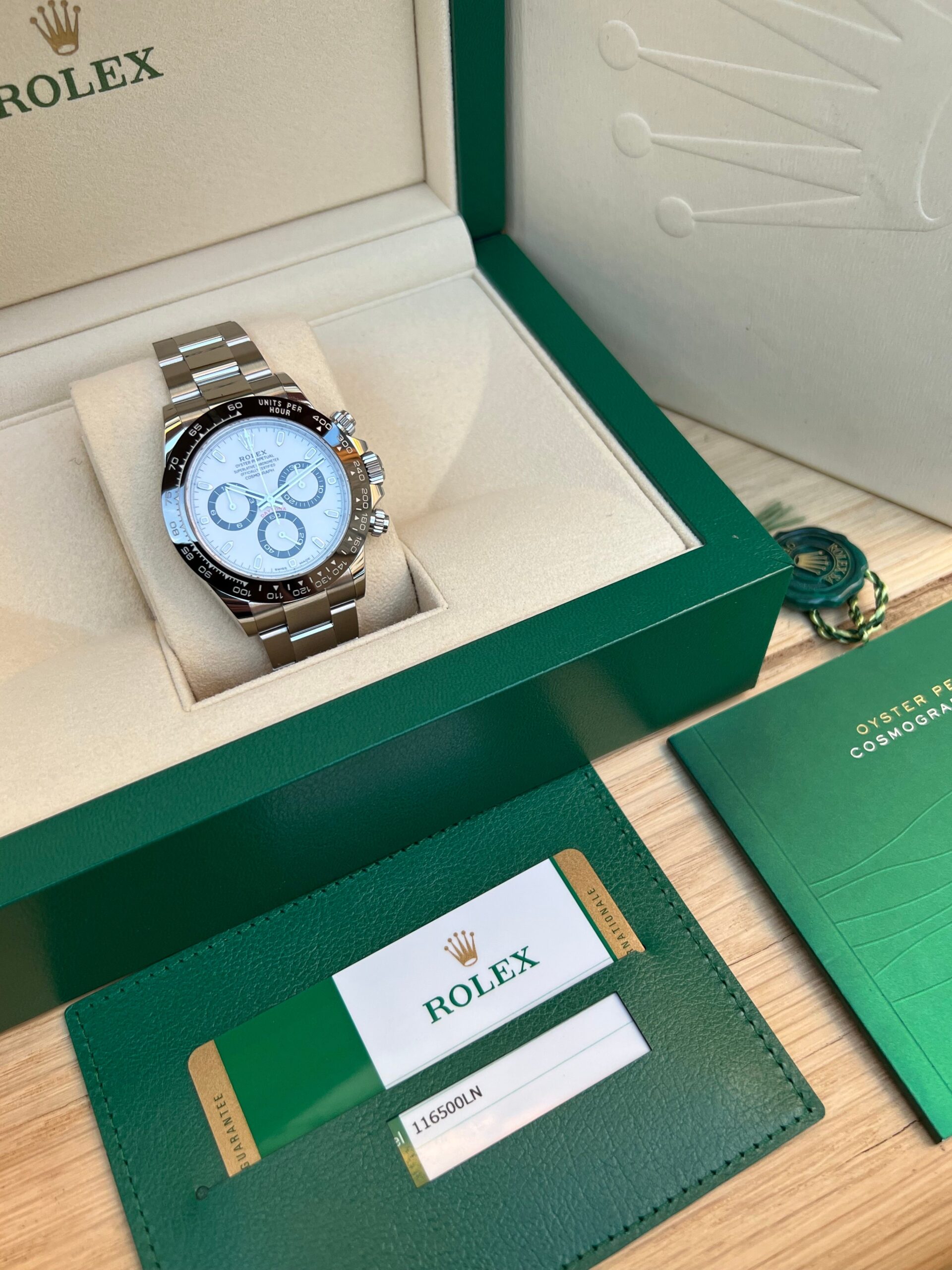 Rolex Daytona ref 116500-.