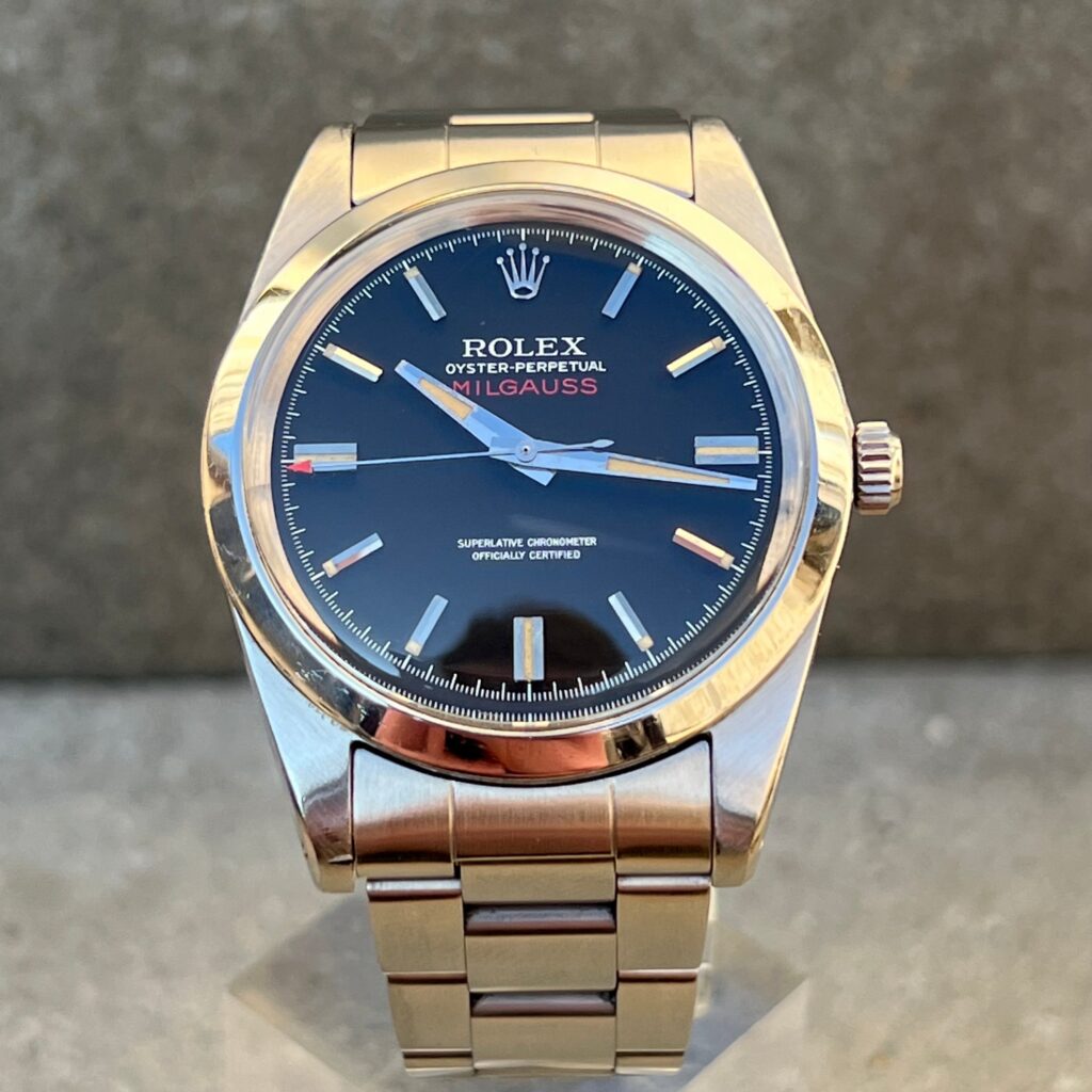Rolex Milgauss 1019 Black Dial Square lume -.