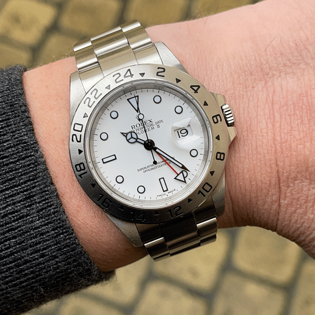 Rolex Explorer II 16570- Rolex Explorer II 16570-.