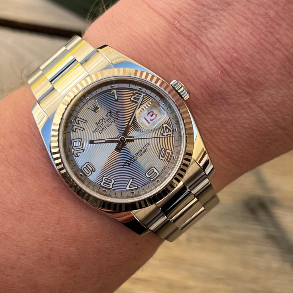 Rolex Datejust 36 Silver -.