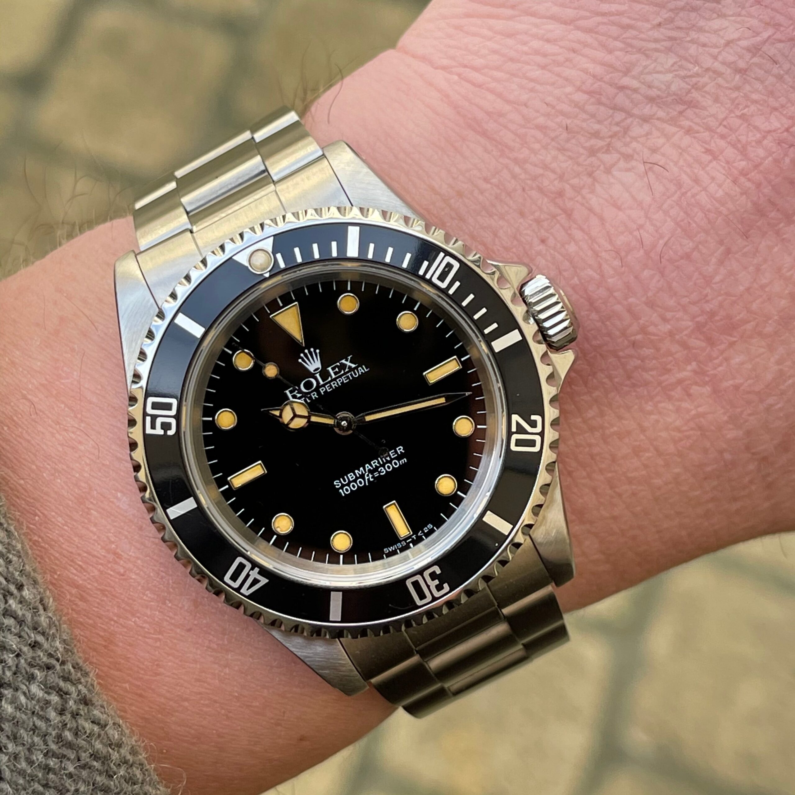 Rolex Submariner 14060 Tritium.