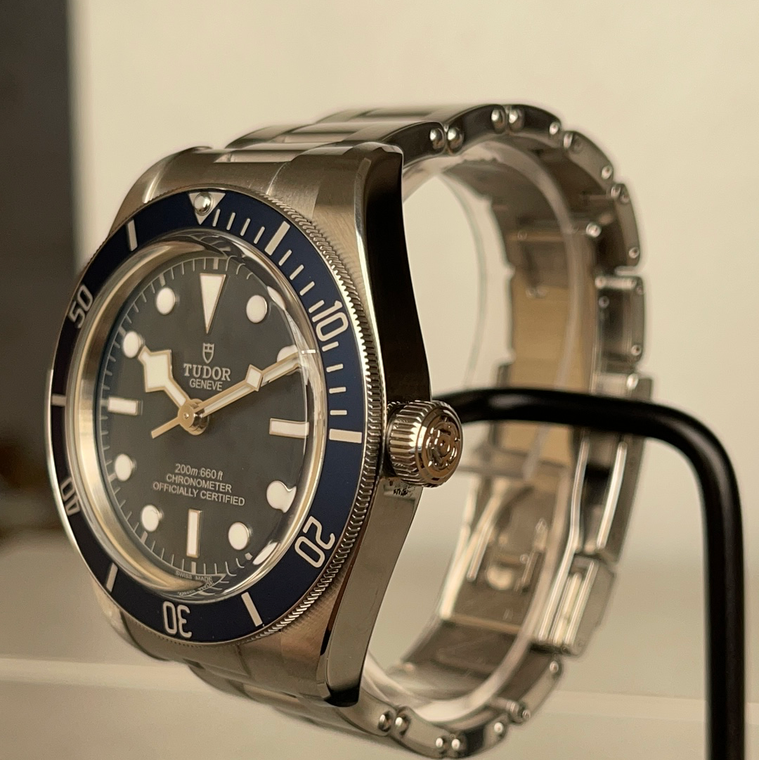 Tudor blackbay Snowflake ‘58 bleu.