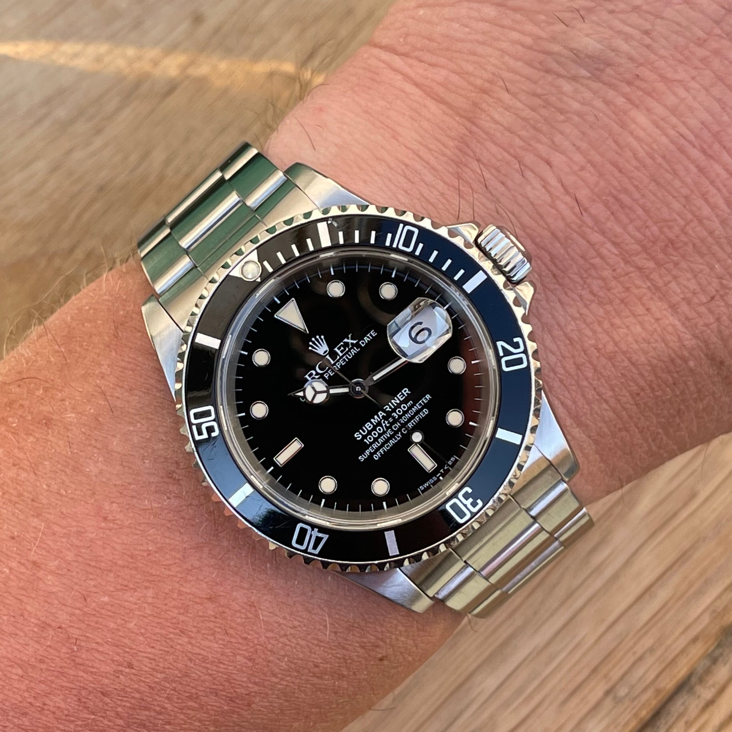 Rolex Submariner Date ref 16610 Tritium..