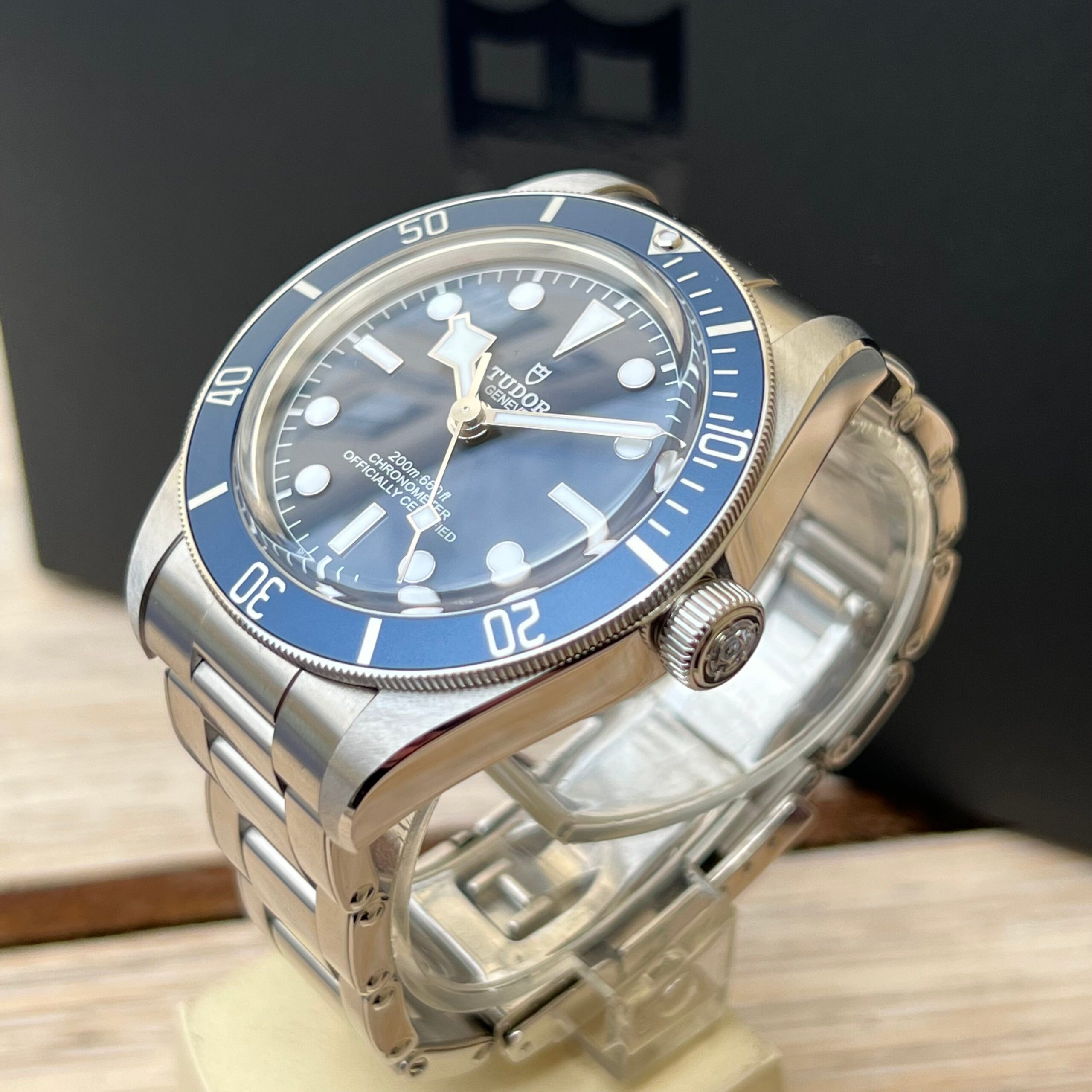 Tudor blackbay Snowflake ‘58 bleu.