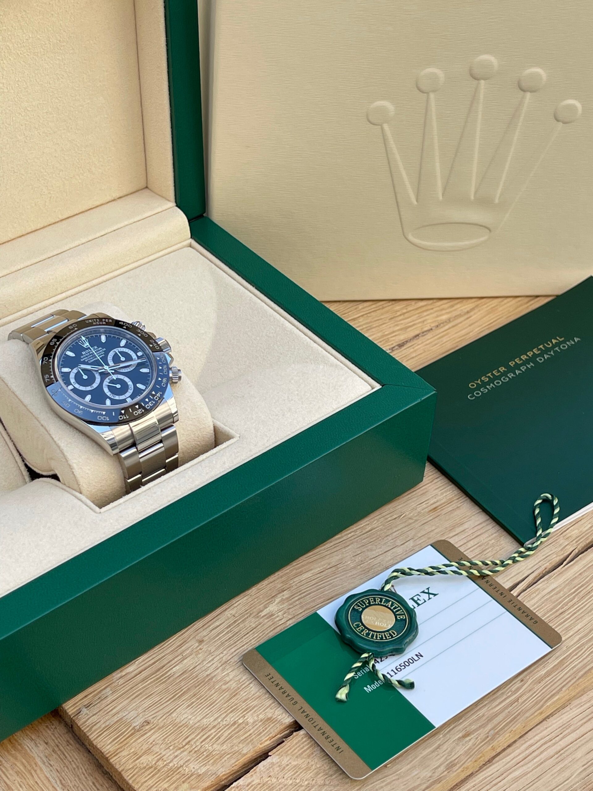 Rolex Daytona ref 116500-.