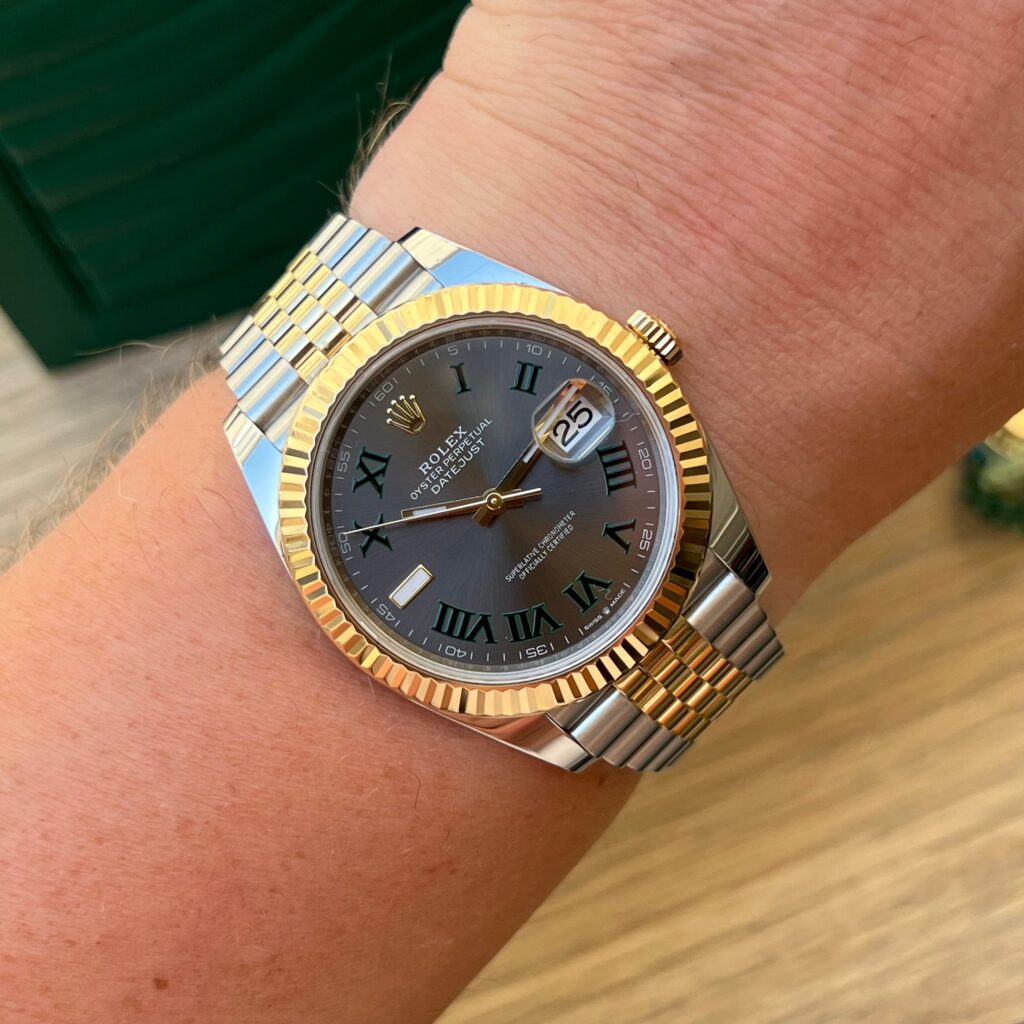 Rolex Datejust 41 Wimbledon.