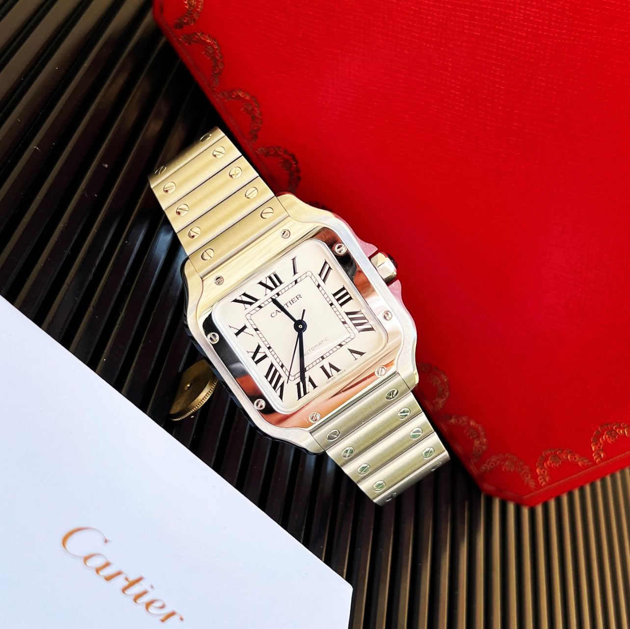 Cartier Santos Acier Medium