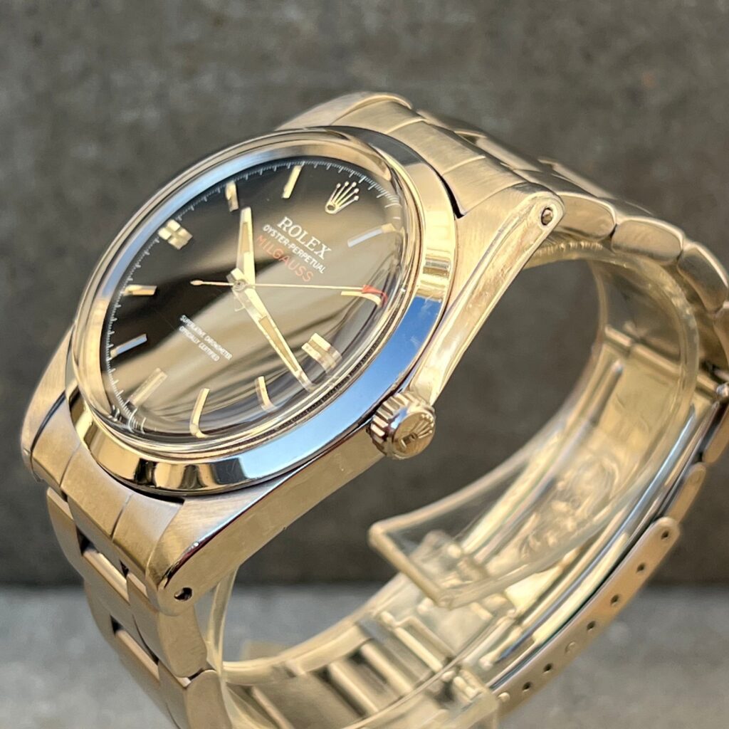 Rolex Milgauss 1019 Black Dial Square lume -.