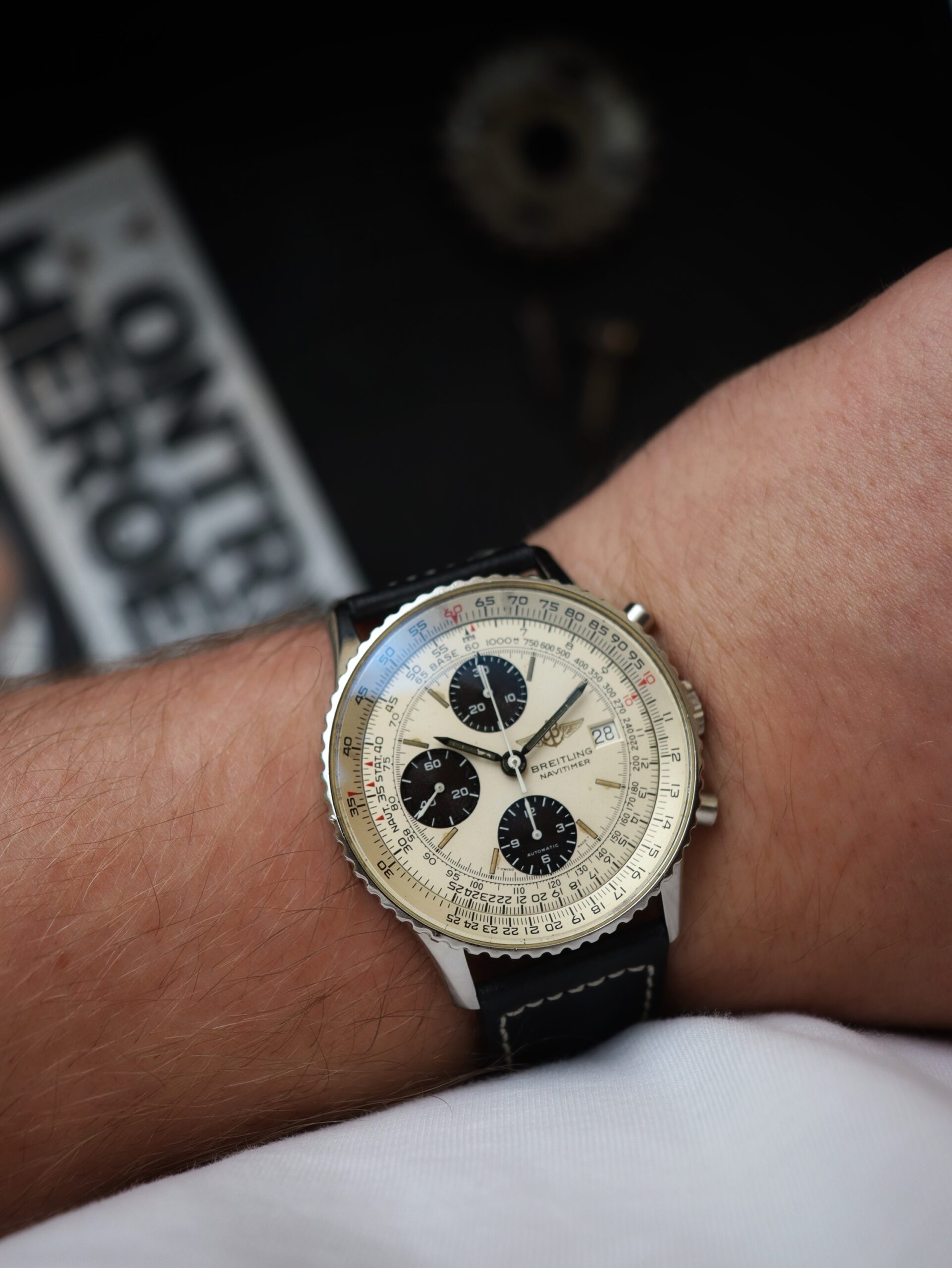 Breitling Old Navitimer Panda
