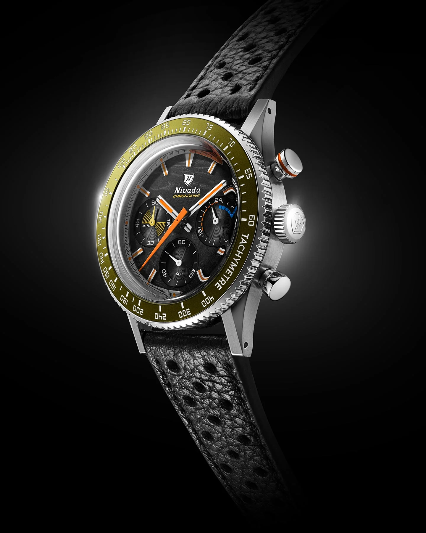 Nivada Grenchen – CHRONOKING MECAQUARTZ RACING CARBON