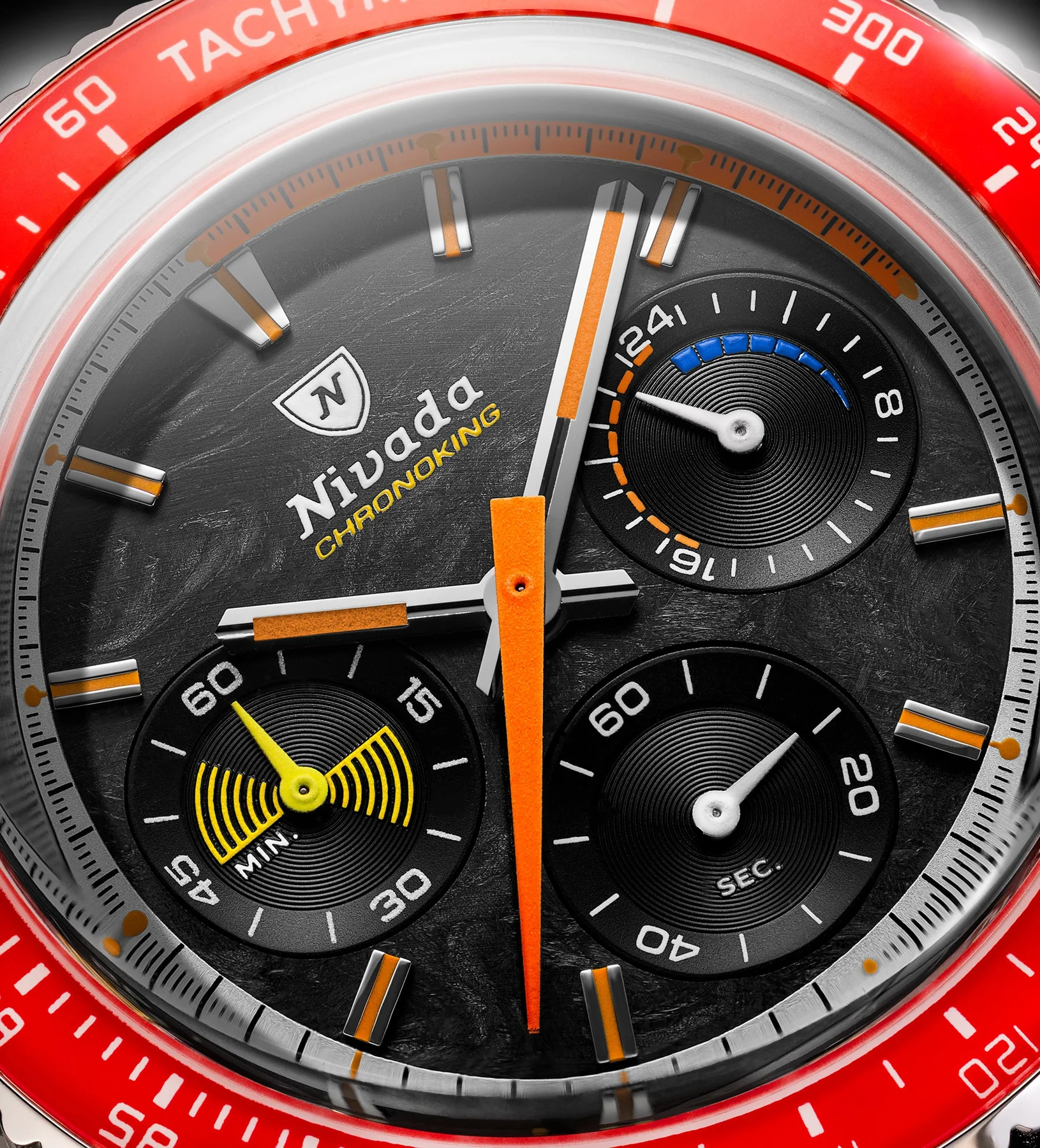 Nivada Grenchen – CHRONOKING MECAQUARTZ RACING CARBON