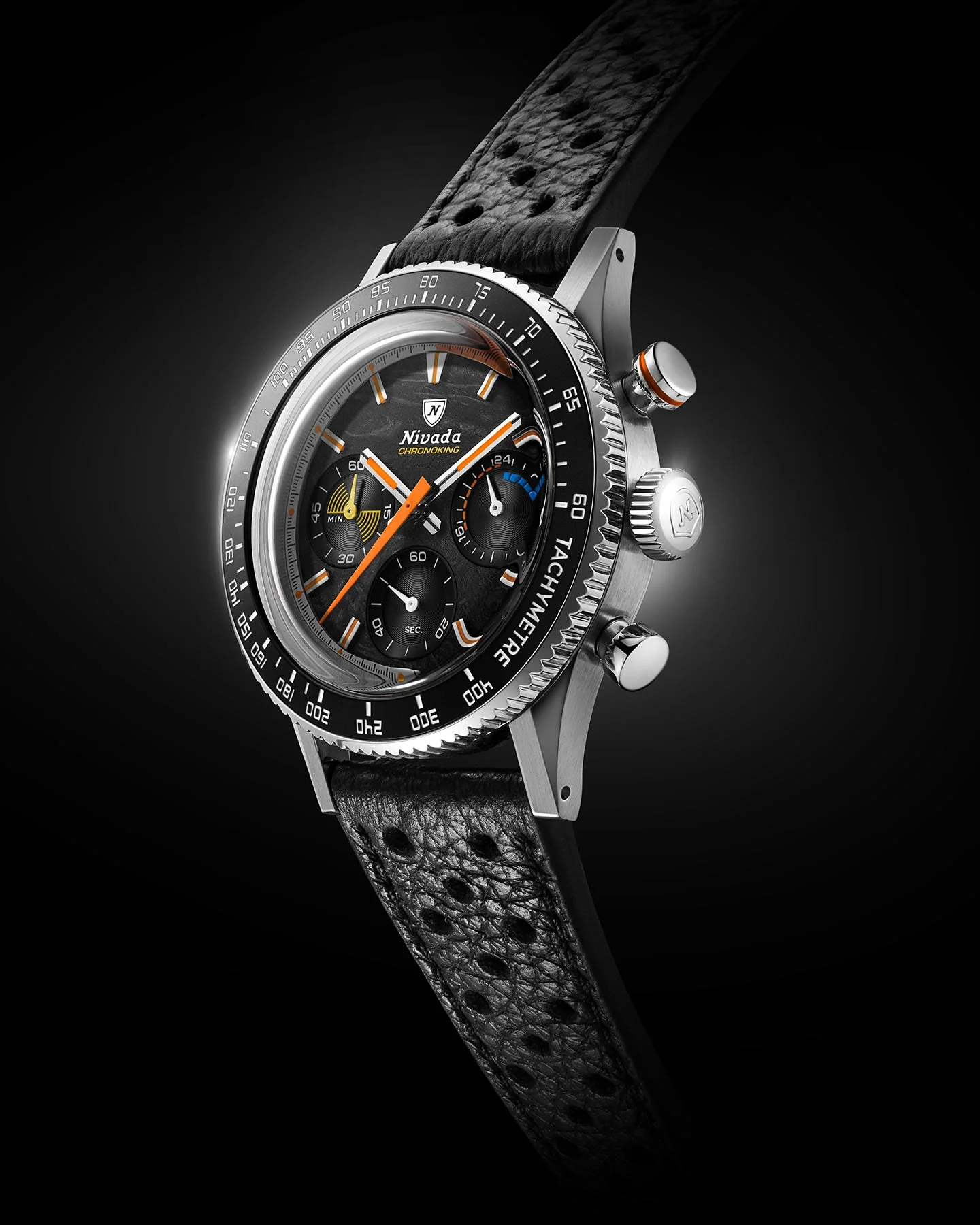 Nivada Grenchen – CHRONOKING MECAQUARTZ RACING CARBON