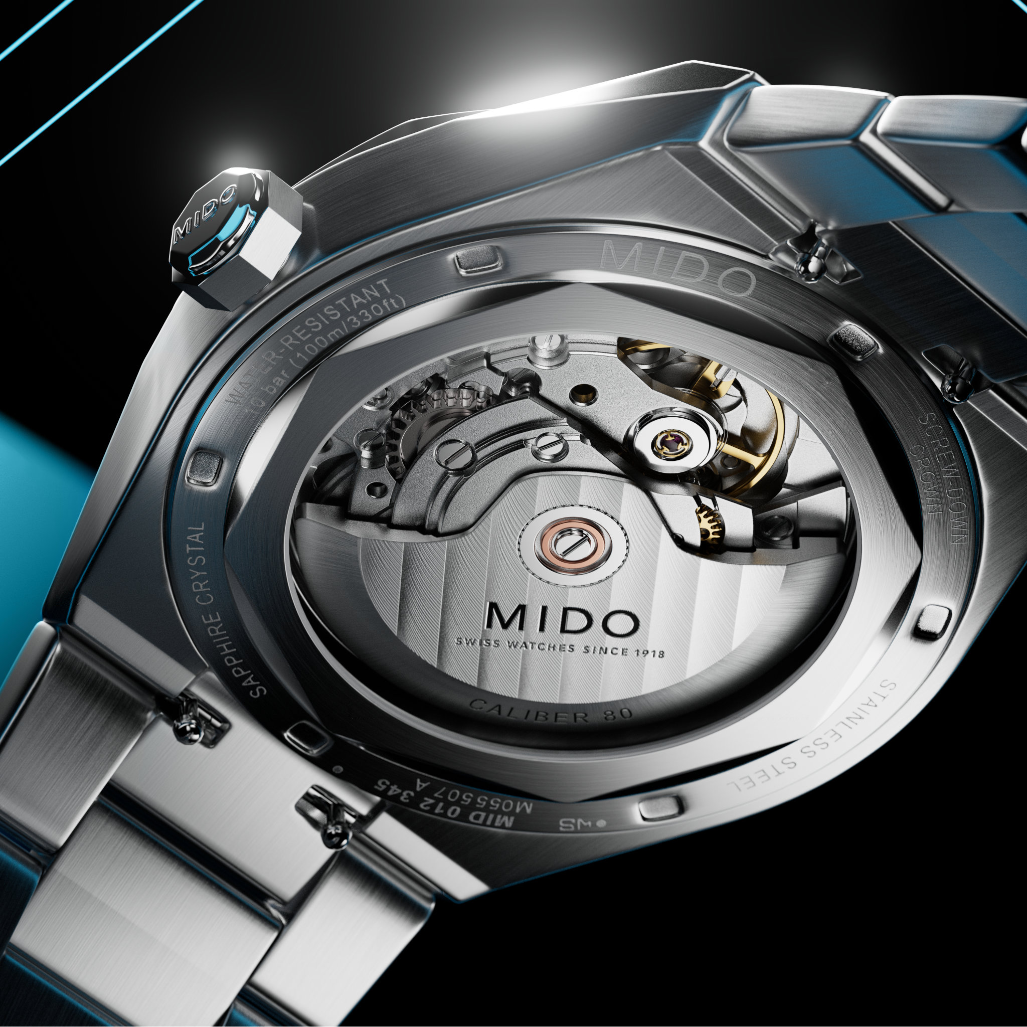 Mido – MULTIFORT 8 One crown