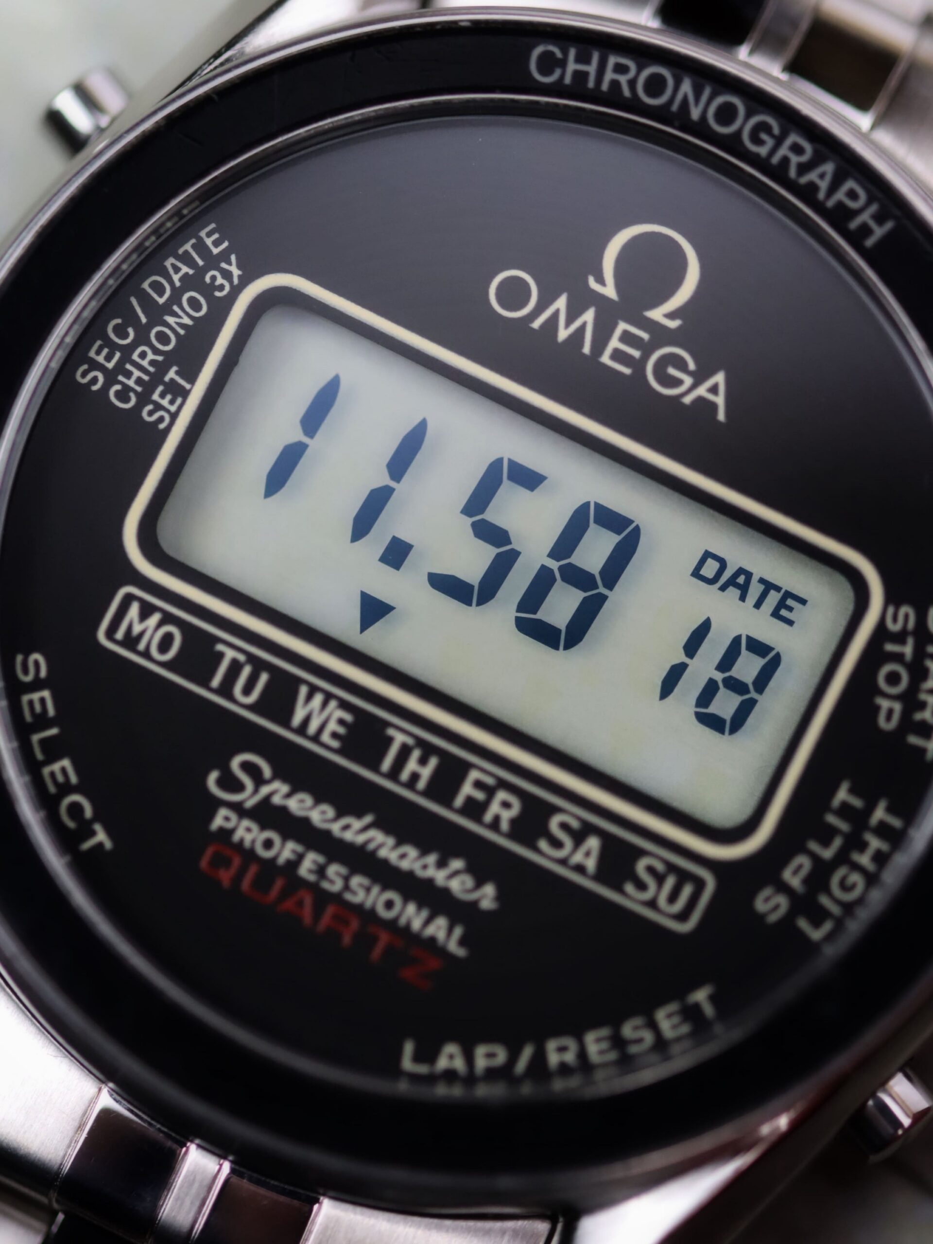 Omega Speedmaster Digital Quartz ref 186.0004