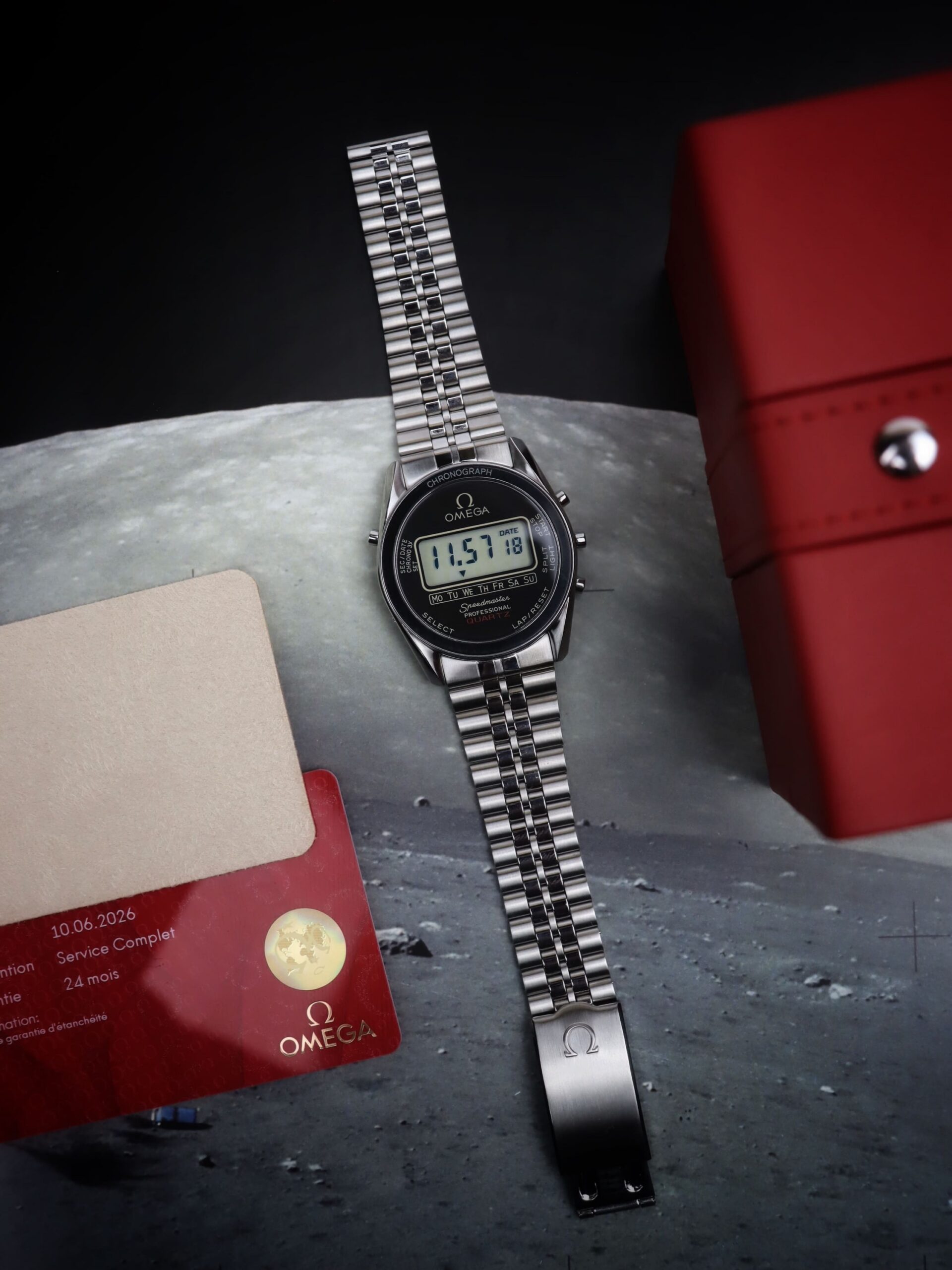 Omega Speedmaster Digital Quartz ref 186.0004
