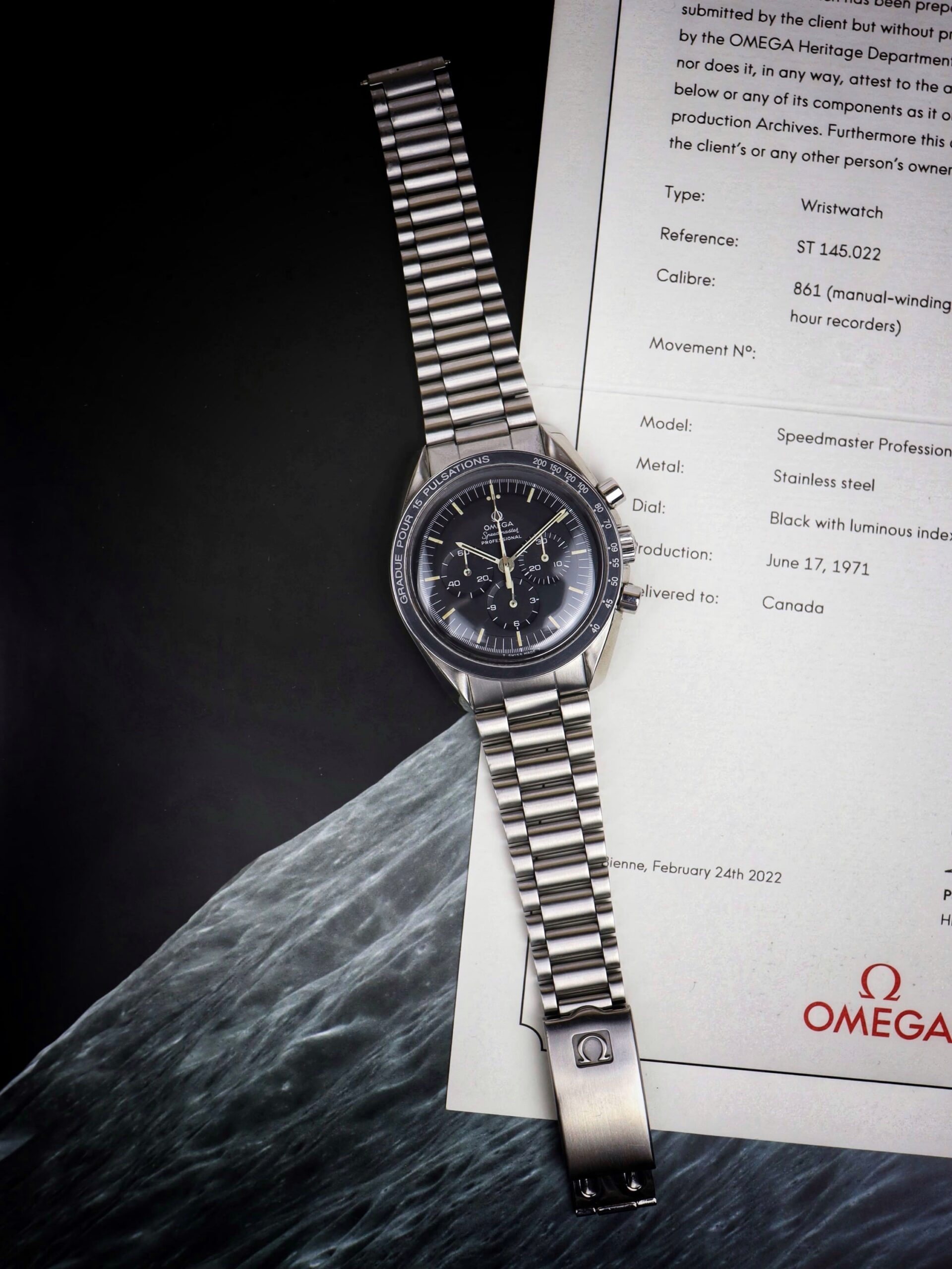 Omega Speedmaster ref 145.022