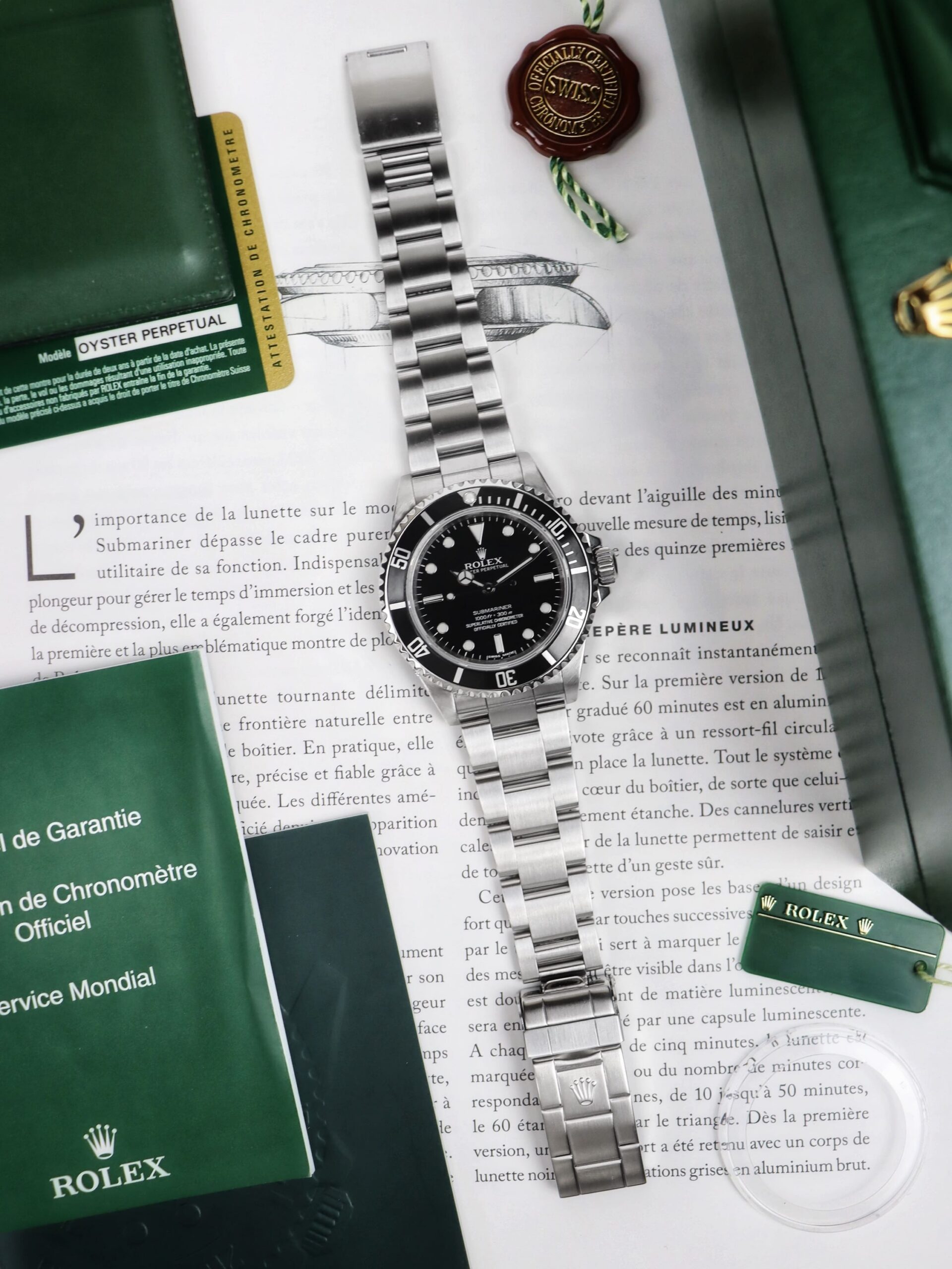 Rolex Submariner no-date ref 14060M