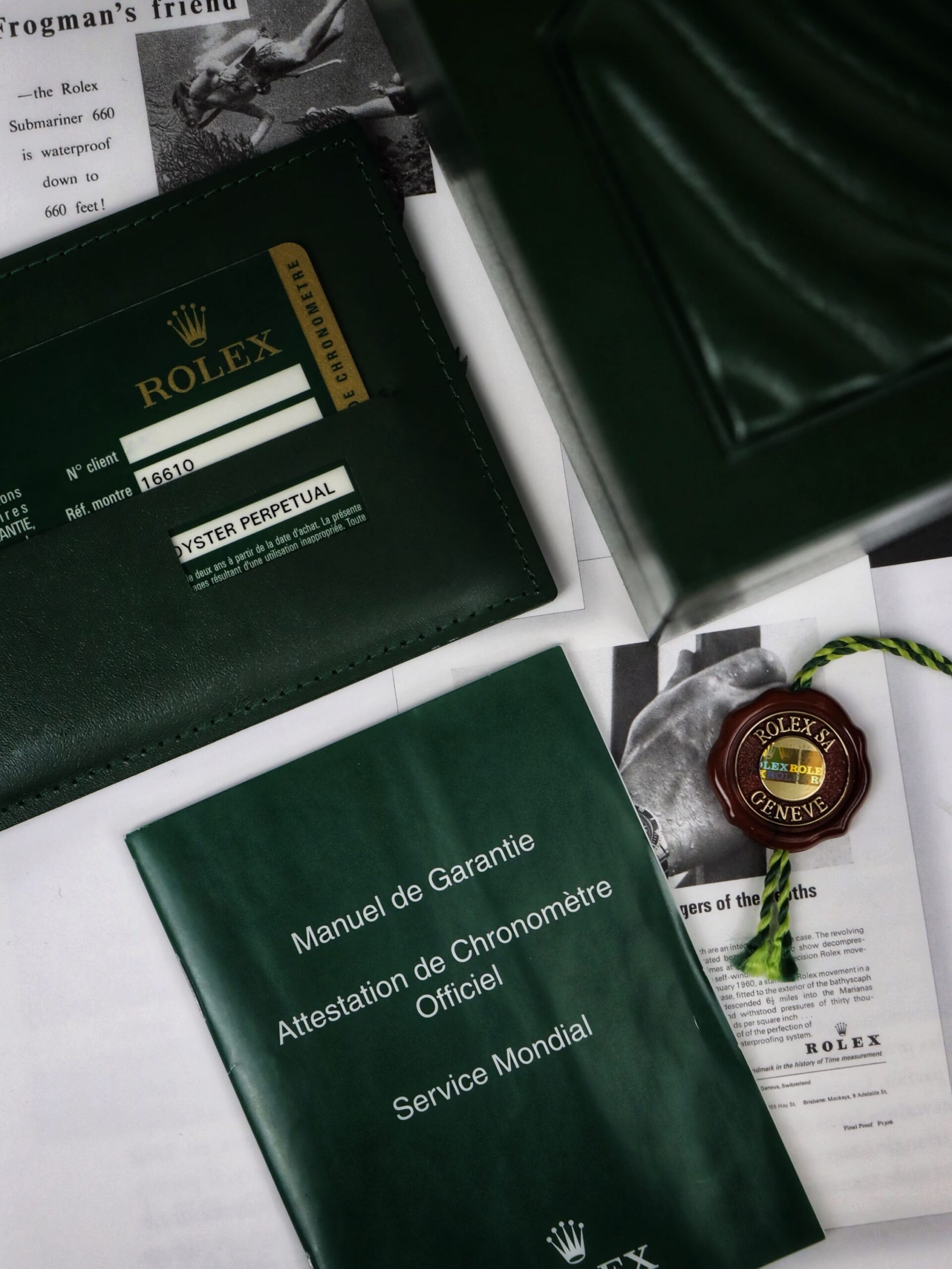 Rolex Submariner date COSC ref 16610